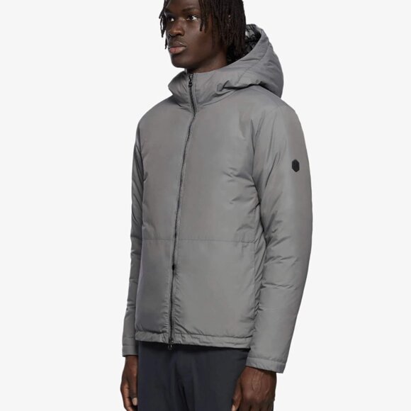 QUARTZ CO TOM Lightweight Hooded Down Jacket - Small - Picture 2 of 9